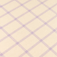 Thumbnail for Nobodinoz Stories Ltd Baby Organic Fitted Sheet 70 x 140cm Powder Mauve Grid