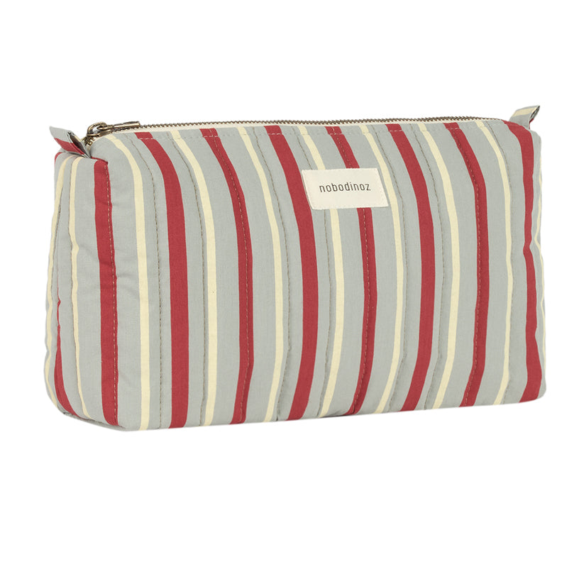 Nobodinoz Stories Ltd Toiletry Case - Blue Red Stripes