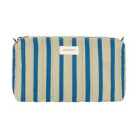 Thumbnail for Nobodinoz Stories Ltd Toiletry Case - Green Blue Stripes