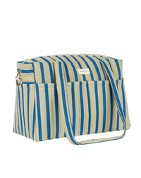 Thumbnail for Stories Ltd Edition Stroller Bag Green Blue Stripes