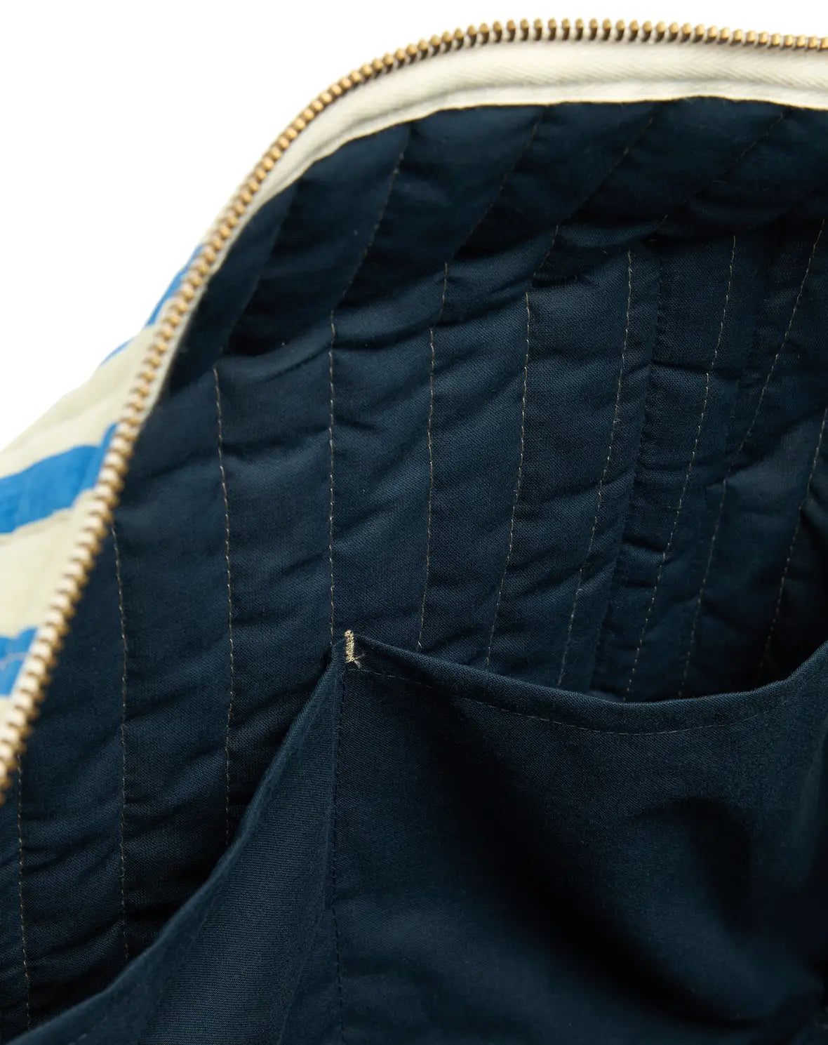 Stories Ltd Edition Stroller Bag Green Blue Stripes