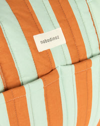 Thumbnail for Stories Ltd Edition Stroller Bag Green Orange Stripes