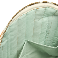 Thumbnail for Stories Ltd Edition Stroller Organiser and Mini Bag Green Orange Stripes
