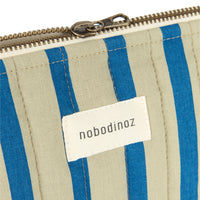 Thumbnail for Nobodinoz Stories Ltd Toiletry Case - Green Blue Stripes