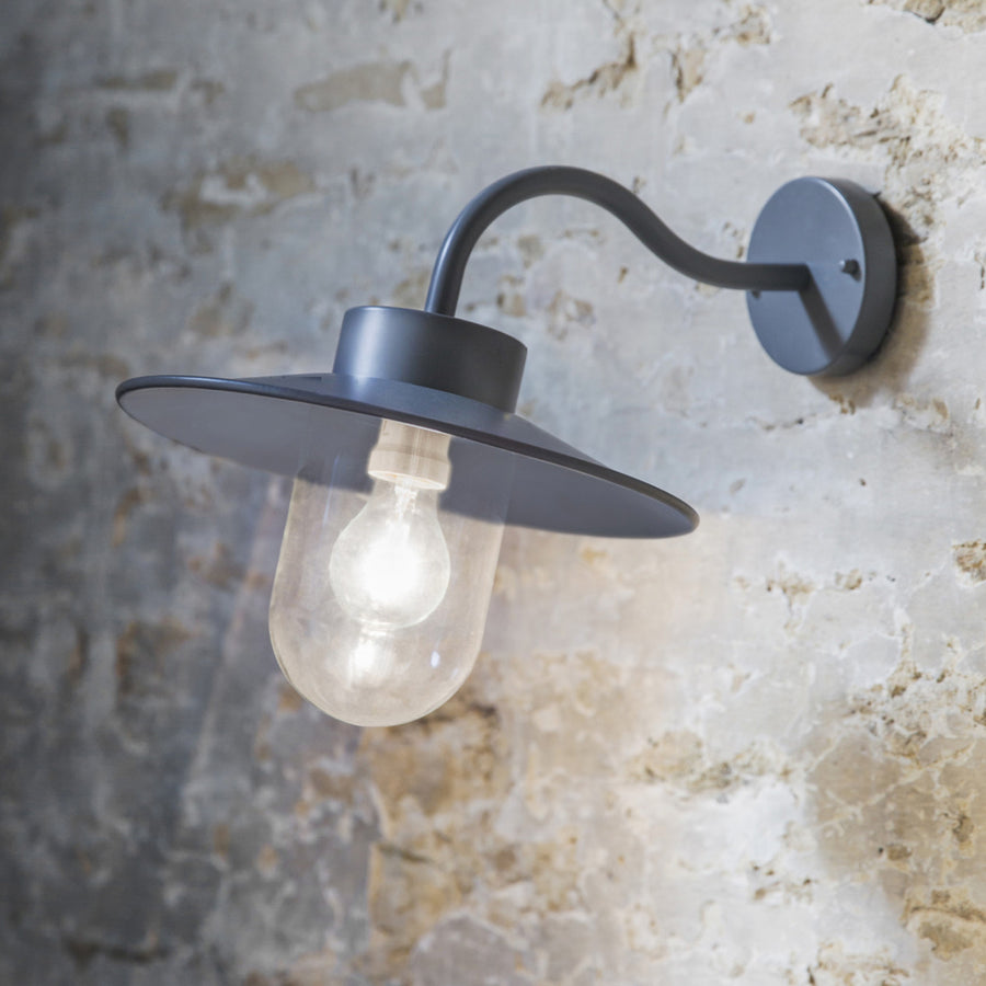 Garden Trading Classic Swan Neck Light Carbon