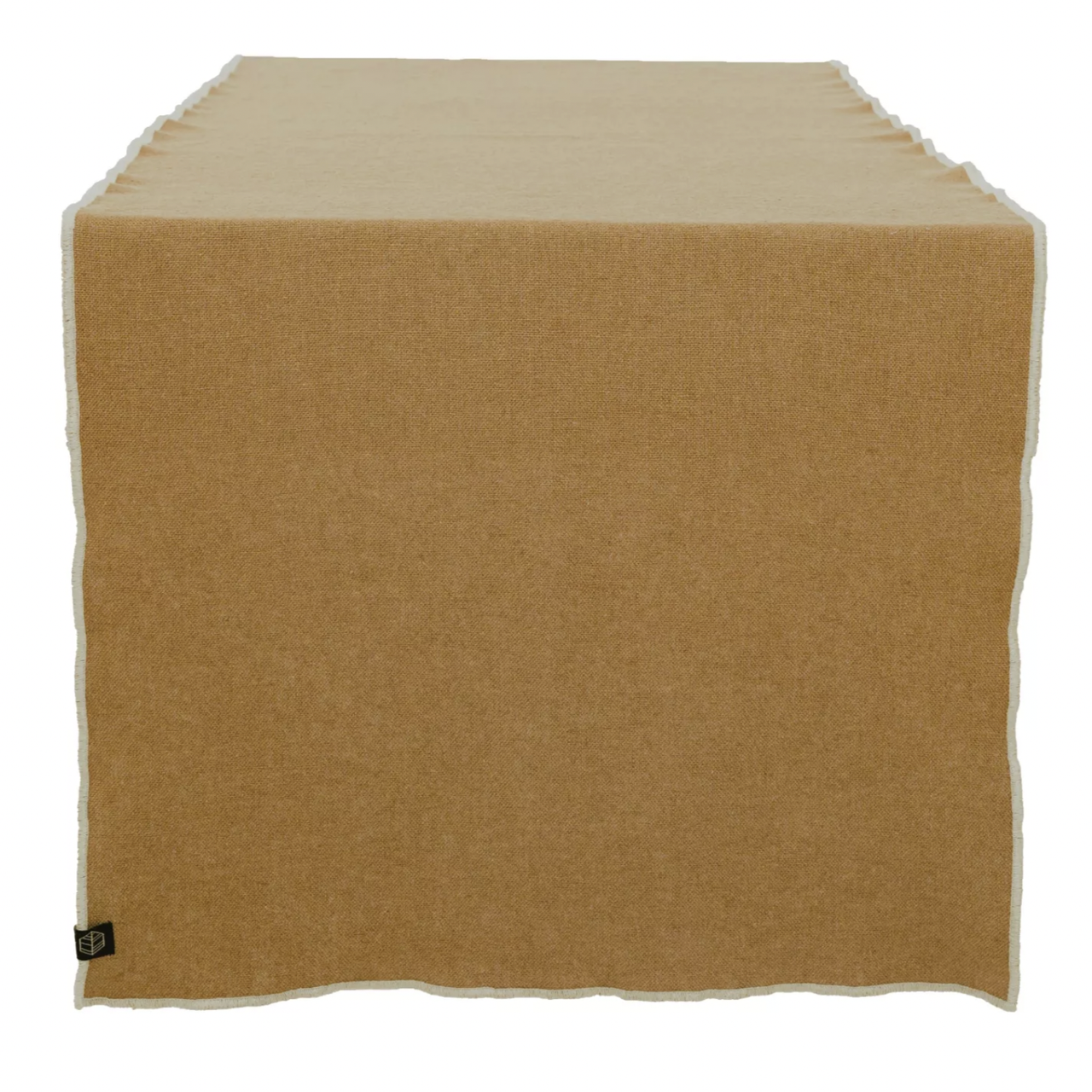 Table Runner Linen, Cotton CORTE - TABAC - 48X160cm