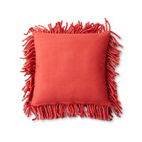 Thumbnail for Rugged Woolen Cushion Cherry Red 50 x 50cm