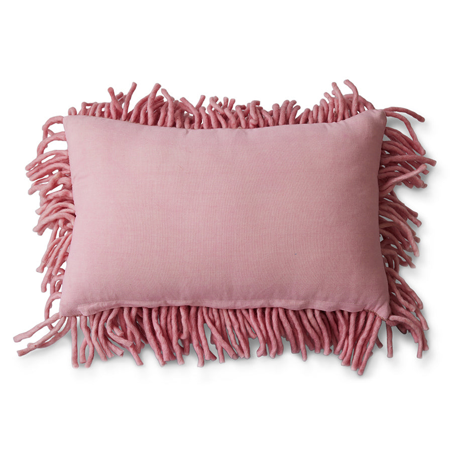 Rugged Cushion Pink 60 x 40cm