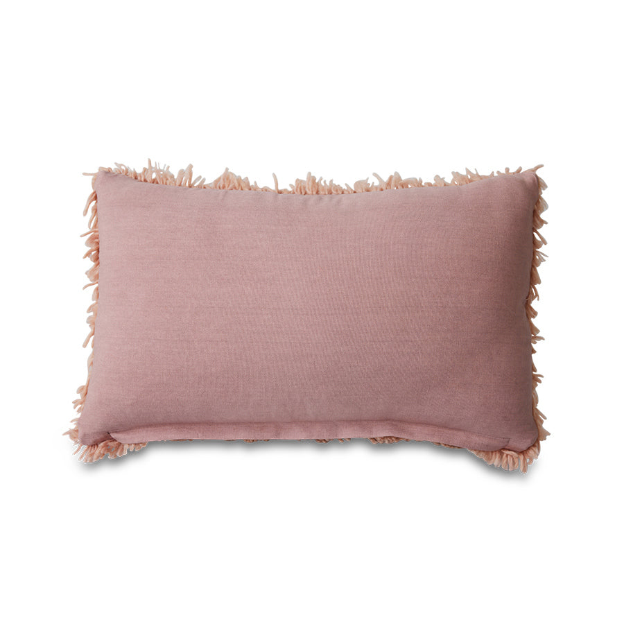 Fluffy Cushion Blush 65 x 40cm