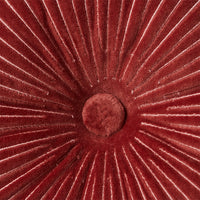 Thumbnail for Round Ripple Cushion Burgundy ø35cm