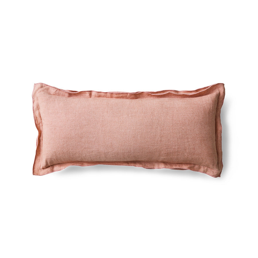 Linen Cushion, Magnolia 70 x 30cm