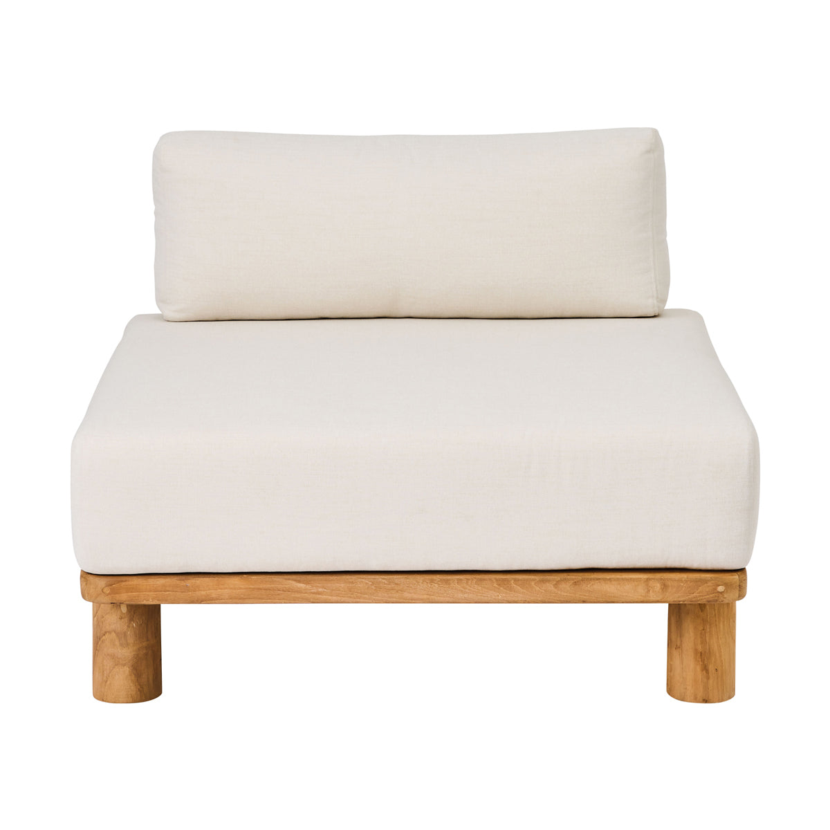 Recycled Teak Outdoor Module Sofa