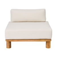 Thumbnail for Recycled Teak Outdoor Module Sofa