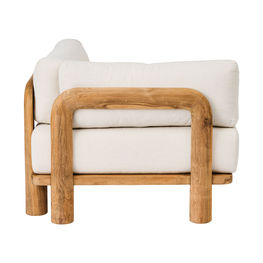 Recycled Teak Outdoor Module Sofa PRE ORDER AUGUST