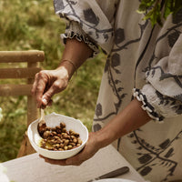 Thumbnail for Bowl Leaf Glazed Earthenware