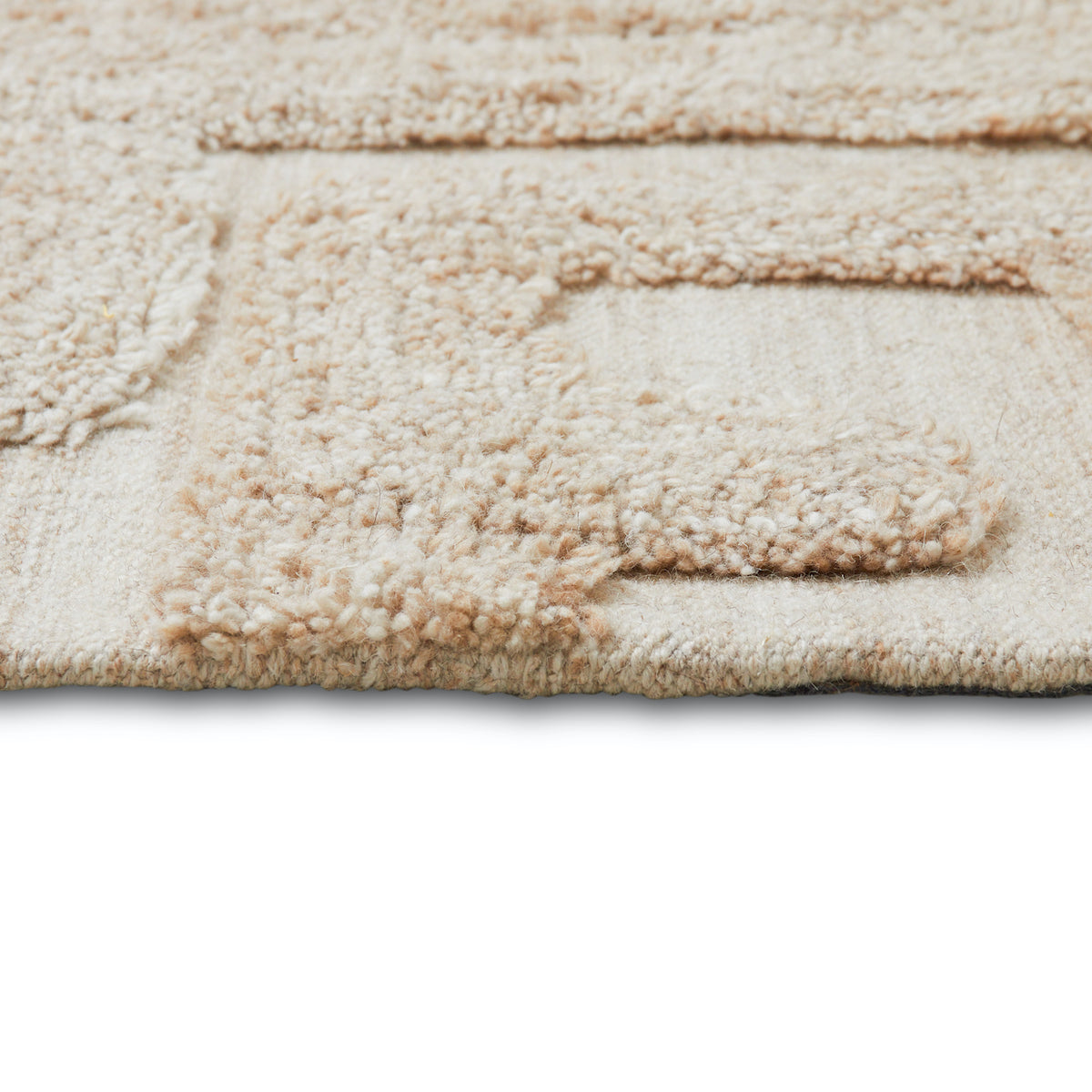 HKLIVING Tufted Rug Limestone, 200x300cm TRU0003