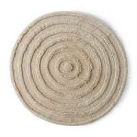 Thumbnail for round-woolen-rug-cream-o150cm
