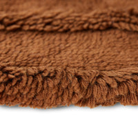 Thumbnail for round-woolen-rug-mahogany-150cm