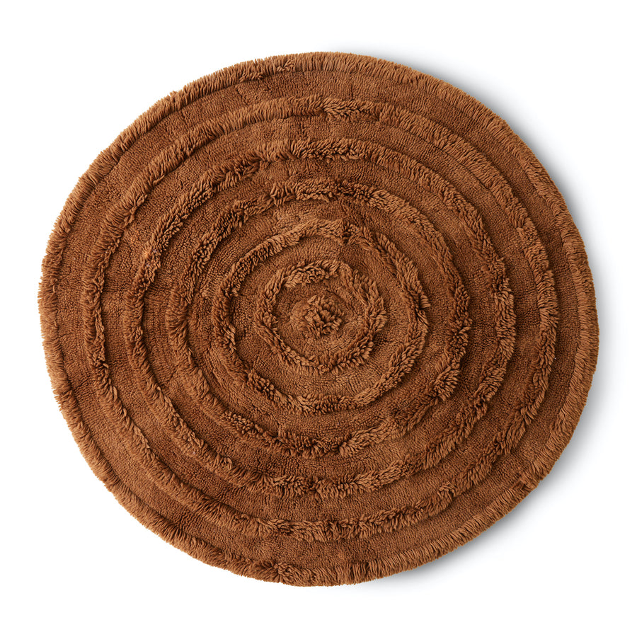 round-woolen-rug-mahogany-150cm