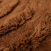 Thumbnail for round-woolen-rug-mahogany-150cm
