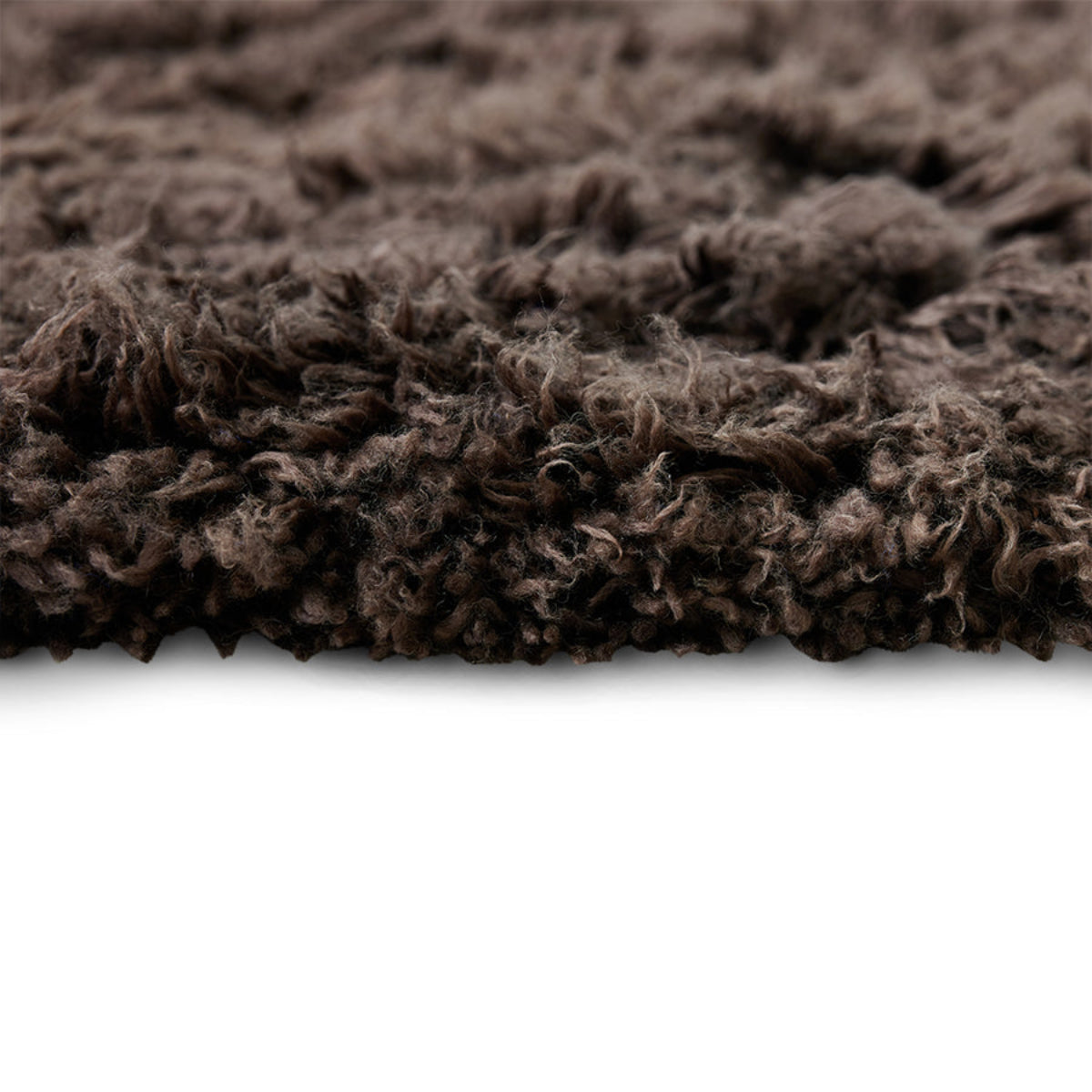 Fluffy Rug Espresso 200x300cm