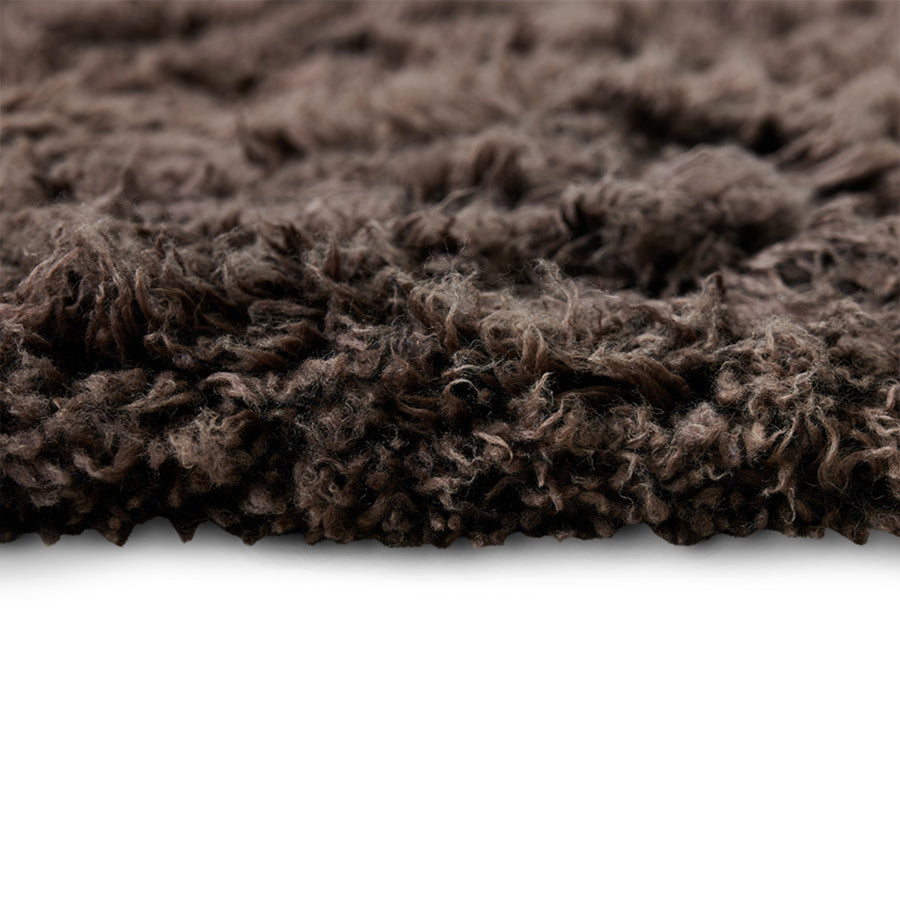 Fluffy Rug Espresso 200x300cm