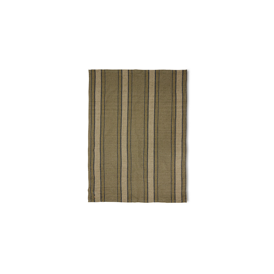 Vida Striped Tea Towel Sand/ Cream 50cm x 70cm