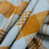 Thumbnail for Vida Striped Tea Towel Amber/Blue 50cm x 70cm