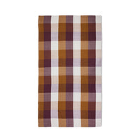 Thumbnail for Vida Check Table Cloth Amber/Burgundy, 140x220cm