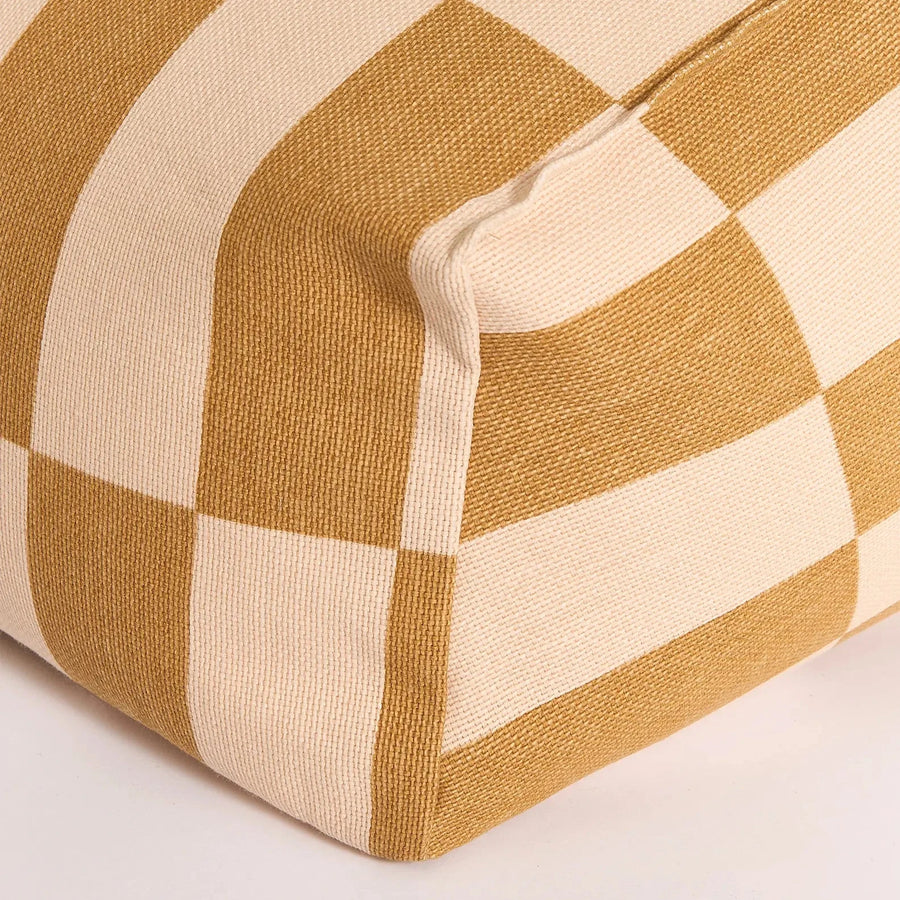 Pre-order Armchair Beanbag - Kids Size - Vibes - Mustard and Sand Tiles