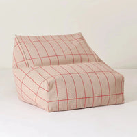 Thumbnail for Armchair Beanbag Vibes Pink and Red Grid