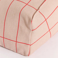 Thumbnail for Armchair Beanbag Vibes Pink and Red Grid