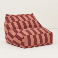 Thumbnail for Pre-order Armchair Beanbag - Kids Size - Vibes - Maroon Tiles