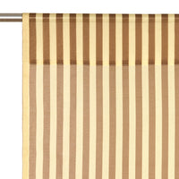 Thumbnail for Sheer Cotton Voile Curtain Wendy  - Brown Stripes