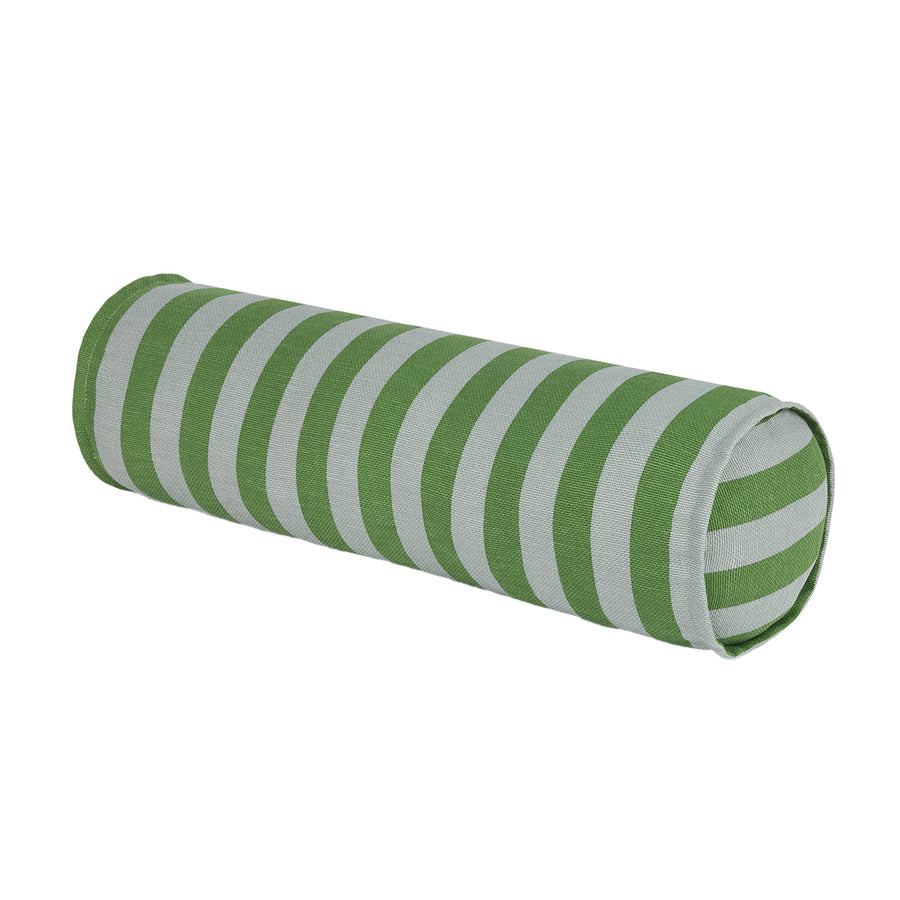 Cylinder Cushion - Vibes Green Blue Stripes