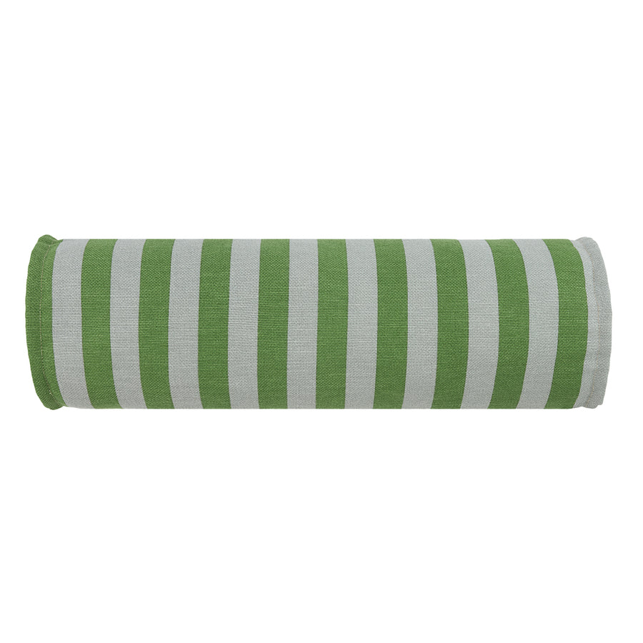Cylinder Cushion - Vibes Green Blue Stripes