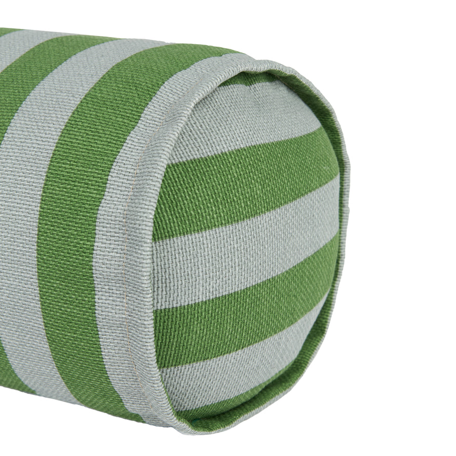 Cylinder Cushion - Vibes Green Blue Stripes