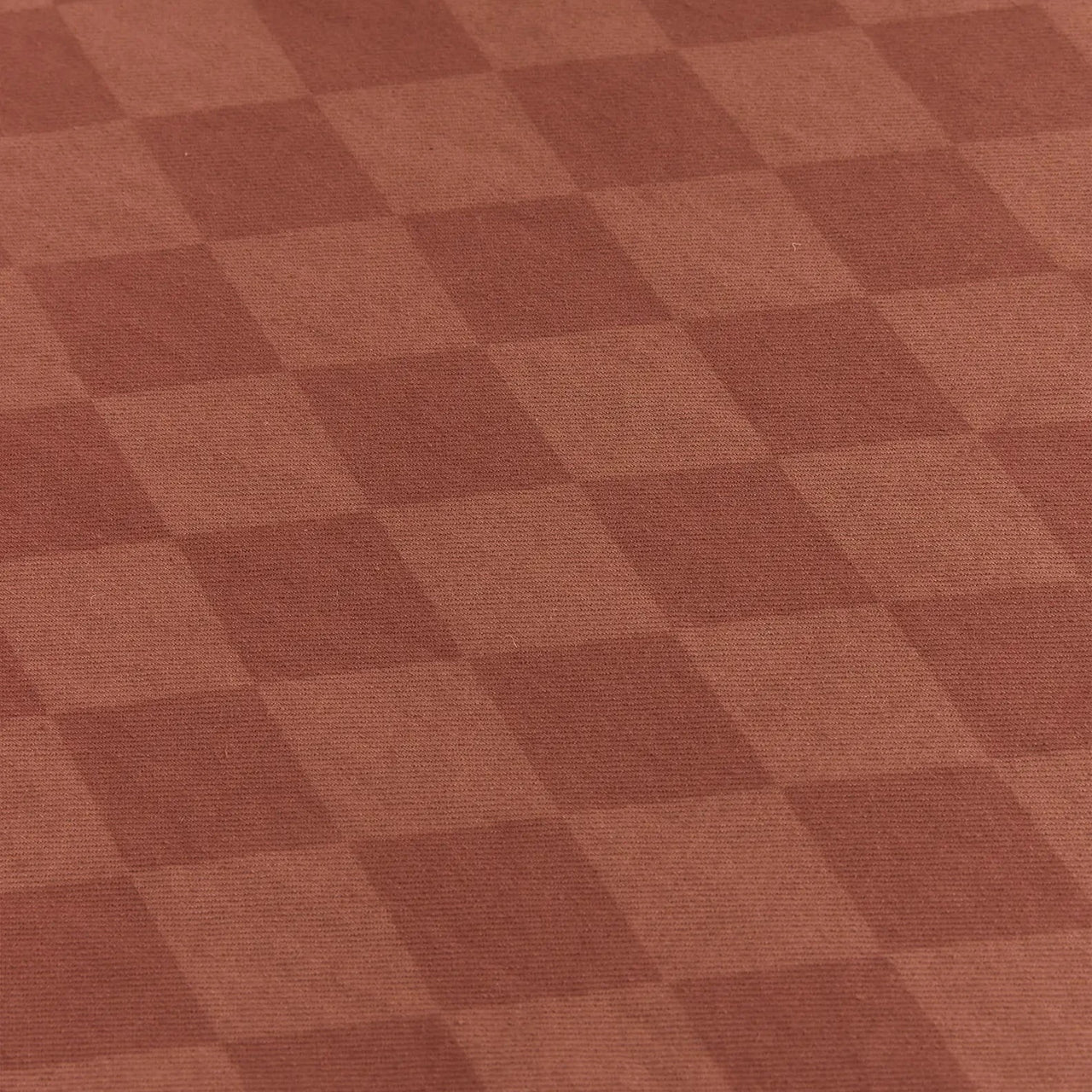 Nobodinoz Kid Floor Mattress in Washed Cotton Vibes - Removable Cover Maroon Harlequin