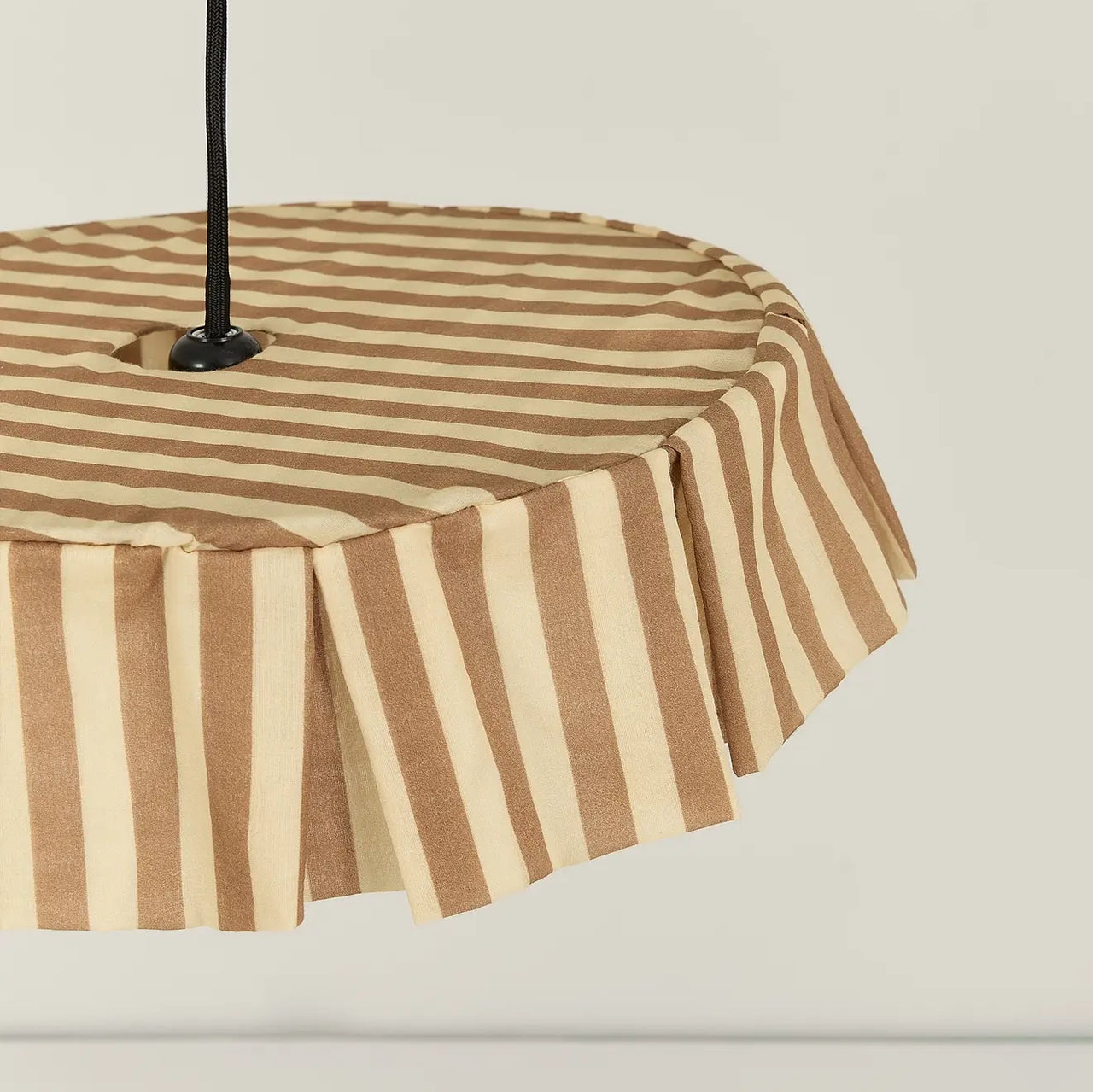 Pendant lampshade diam. 40cm Vibes - Brown Stripes