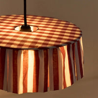 Thumbnail for Pendant lampshade diam. 40cm Vibes - Maroon Stripes
