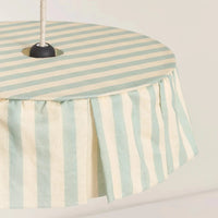 Thumbnail for Nobodinoz Pendant lampshade diam. 40cm Vibes - Turquoise Stripes