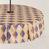 Thumbnail for Pendant lampshade diam. 50cm Vibes - Blue Brown Harlequin