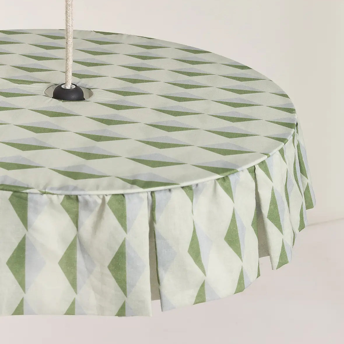 Pendant Lampshade Diam. 50cm Vibes - Green Blue Harlequin