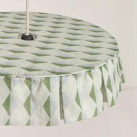 Thumbnail for Pendant Lampshade Diam. 50cm Vibes - Green Blue Harlequin