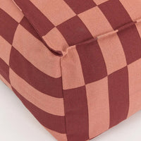 Thumbnail for Long Beanbag - Adult Size - Vibes Maroon Tiles