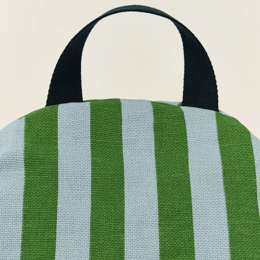 Long Beanbag - Kid Size - Bliss - Green Blue Stripes