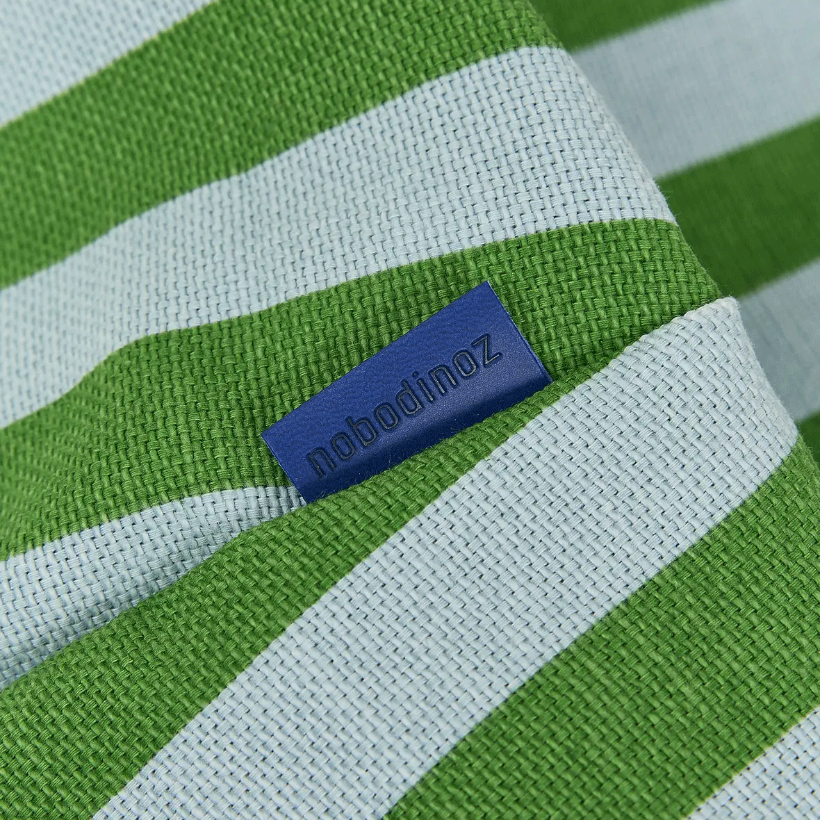 Long Beanbag - Kid Size - Bliss - Green Blue Stripes