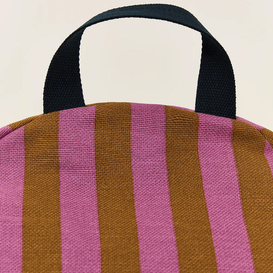 Long Beanbag - Kid Size - Bliss - Pink Curry Stripes