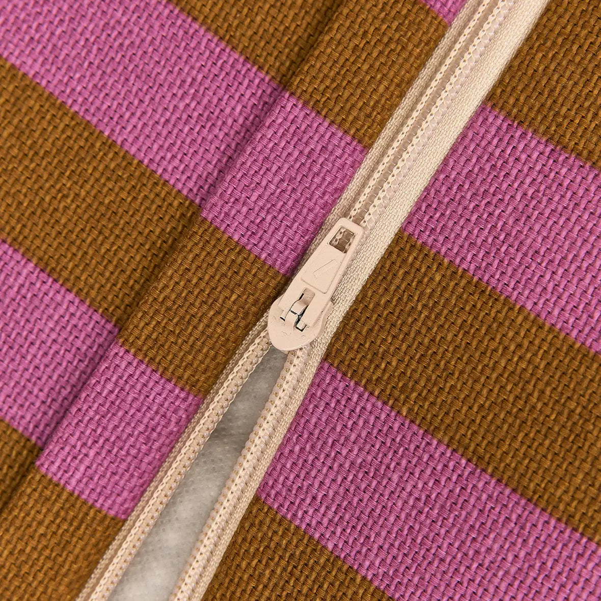 Long Beanbag - Kid Size - Bliss - Pink Curry Stripes