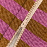 Thumbnail for Long Beanbag - Kid Size - Bliss - Pink Curry Stripes